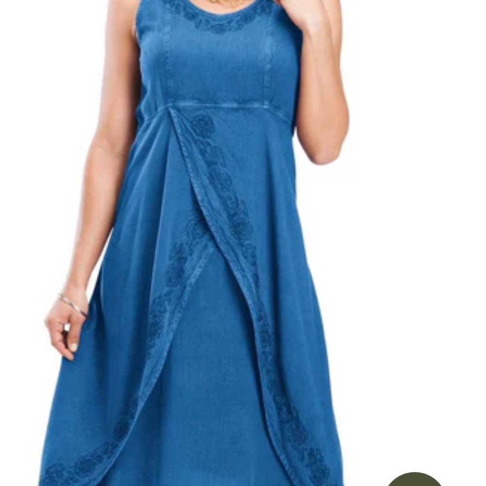Holy Clothing XL Monica Midi in Blue Divine BRAND NEW WITH TAGS